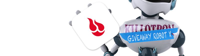 Giveaway Robot with Backblaze icon