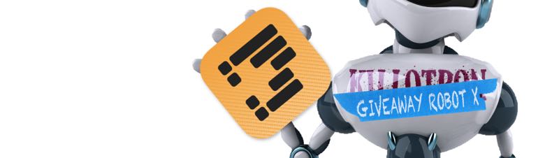 Giveaway Robot with OmniOutliner icon