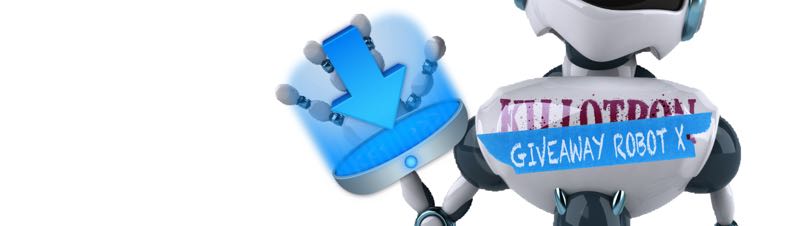 Giveaway Robot with Yoink icon