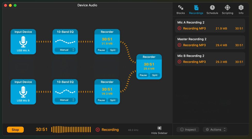 Audio Hijack screenshot